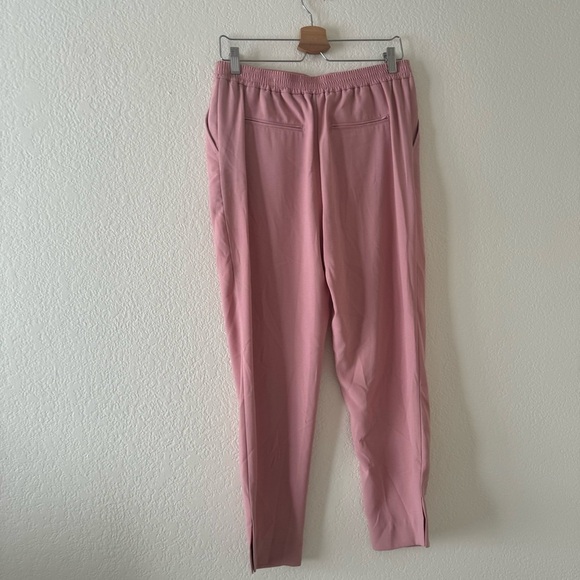 Anthropologie The essential pull-on trousers blush rose pink women's small - Picture 6 of 7